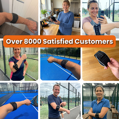 PadelGuard Elbow Support – Absorbs Racket Vibrations to Stop Padel Elbow Pain at the Source