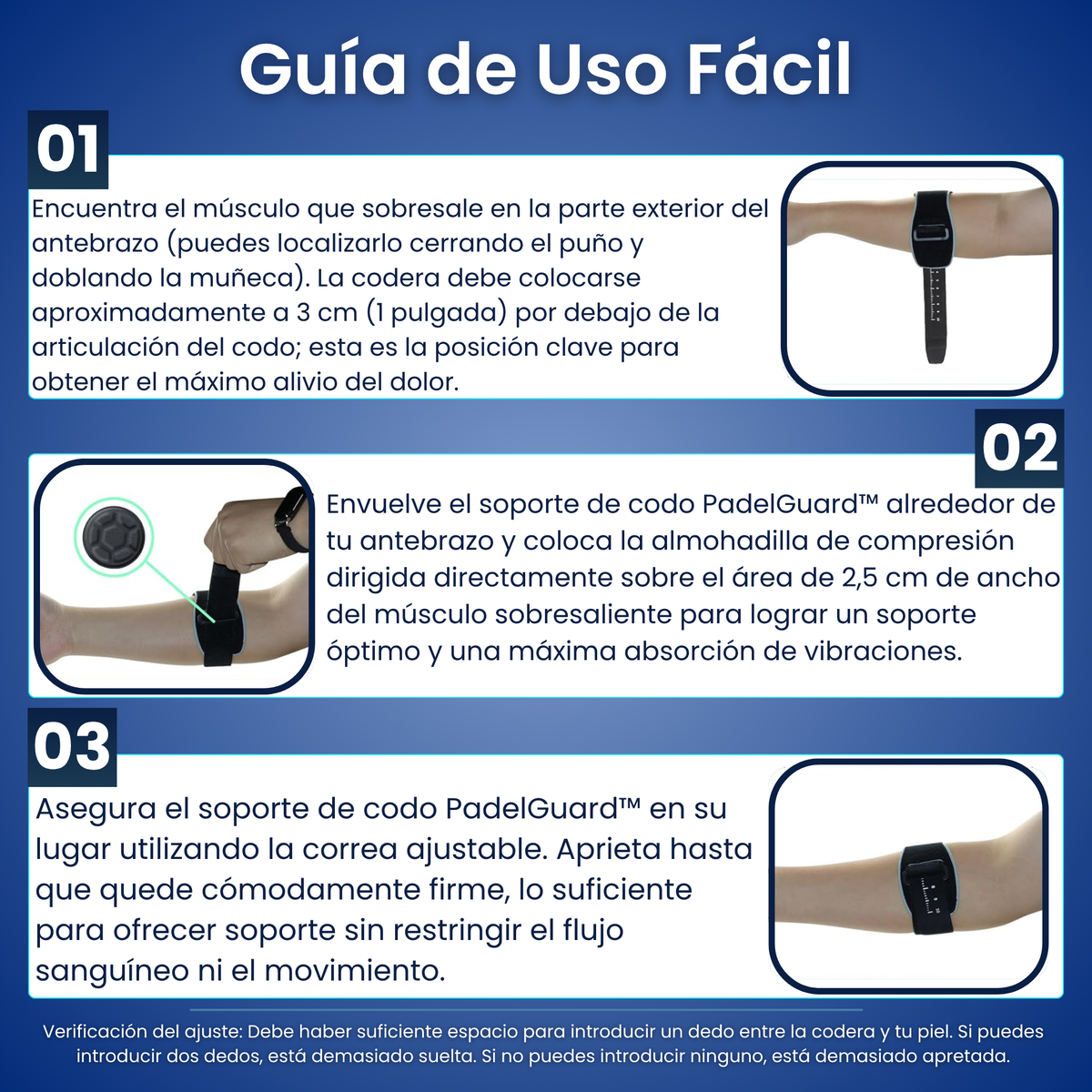 Codera PadelGuard: absorbe las vibraciones de la raqueta para que puedas jugar sin dolor